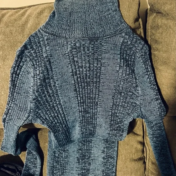 Twik Navy Ribbed Knit Top - Picture 7 of 7